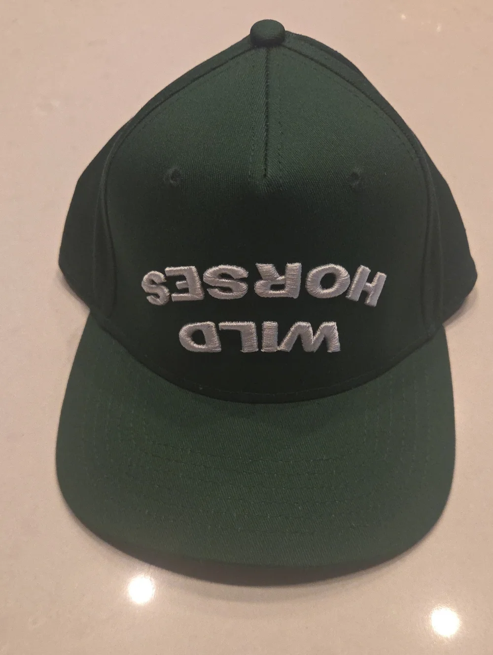 Riders by Lee Forest Green Cap with White Embroidery